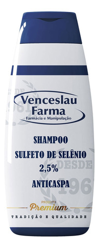 Shampoo De Sulfeto De Selenio 2,5% 200ml Anticaspa/antifungo