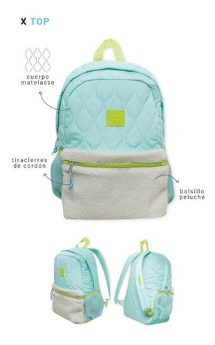 Mochila Espalda Laptop Escolar Urbana Mooving Baires Top