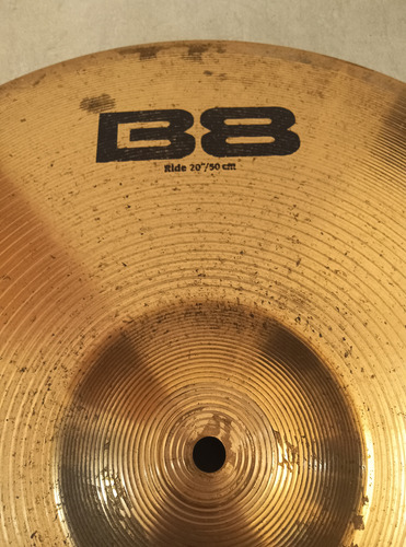 ## Prato De Condução Sabian B8 20, Excelentes Condições! Dourado (Usado)