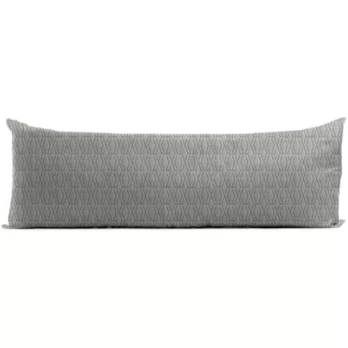 Sleepsia Almohada de cuerpo completo para adultos, almohada larga de 20 x  54 pulgadas con espuma viscoelástica triturada, almohadas de cama