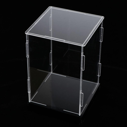 Caja De Exhibición De Acrílico Transparente El 10x10x20cm