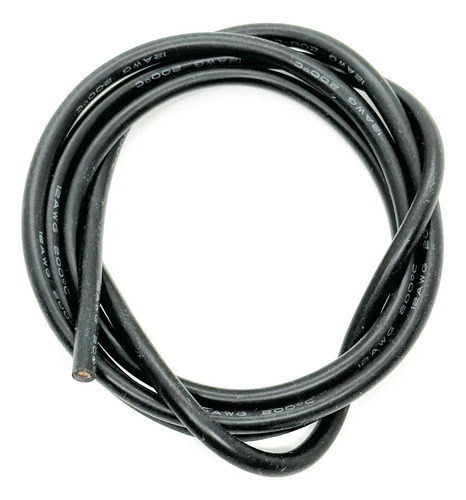 Cable Siliconado Negro Awg 12 1metro