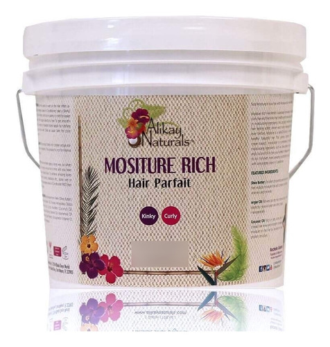 Crema Capilar Alikay Naturals Shea Butter, Argán Y Coco 16