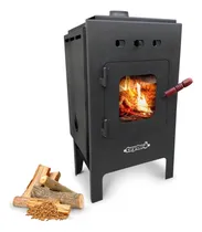 Comprar Estufa A Leña Salamandra 9500 C\u002Fk Doble Combustión Teybo