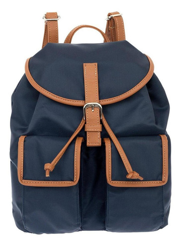 Mochila Dama Ultra Ligera Backpack Mujer Jennyfer 9457 Color Azul marino