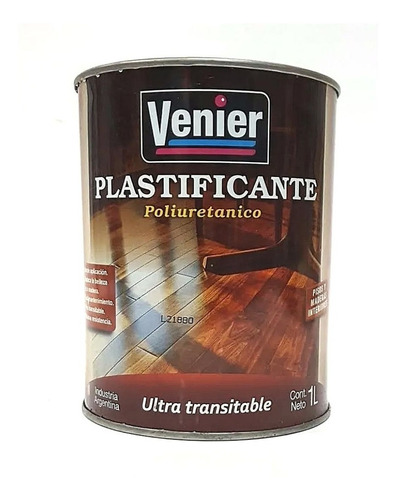 Plastificado Venier Premium Poliuretanico Brillante 1 Lts