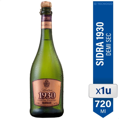 Sidra 1930 Saccani Demi Sec 750ml 