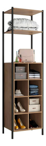 Guarda Roupa Closet 540c Oxford Artefamol Preto Demolição