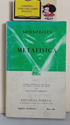 Metafísica - Aristóteles - Porrúa - 1999 - Filosofía 