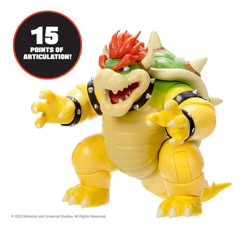 J547 The Super Mario Bros. Movie Figura De Acción Bowser 7in