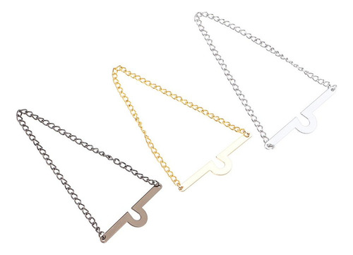 Tyb 3 Piezas De Cobre, , Cuello, Plata, Negro, Barra,