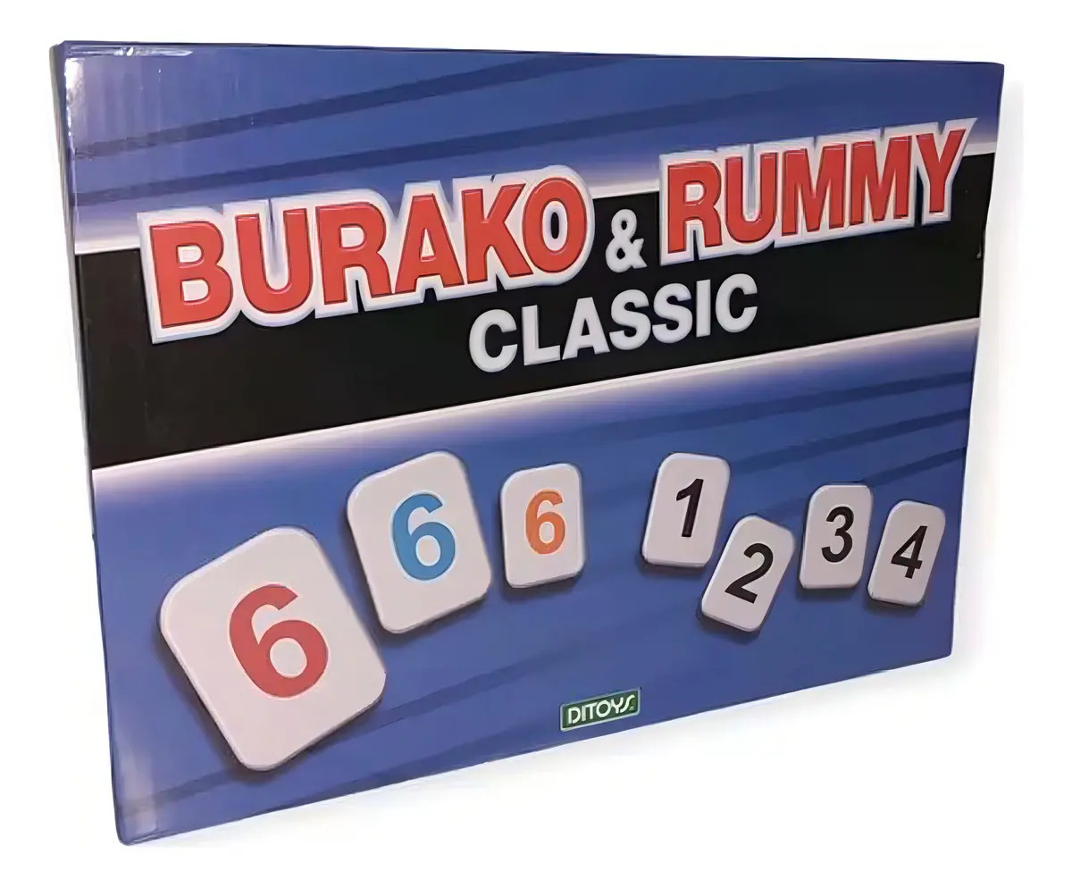Burako Rummy Classic Juego de Estrategia Ditoys 2 a 4 Jugadores