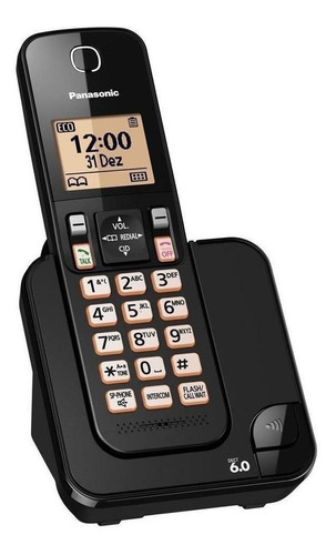 Teléfono Inalámbrico Panasonic  Con Altavoz Kx-tgc350 Negro