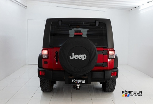 Jeep Wrangler Unlimited Sport 3.6l 4x4 2014 Vermelha