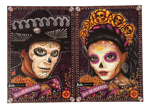 Barbie Catrina Y Ken Dia De Muertos 2021 Day Of The Dead (Usado)