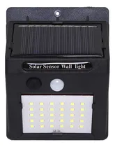 Comprar Lampara Solar Foco Potente 20 Led - Sensor Celula Luz Farol Luz Blanco Frío