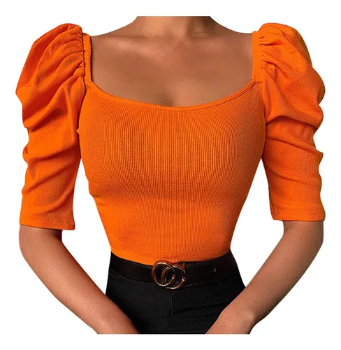 Blusas color 2025 naranja