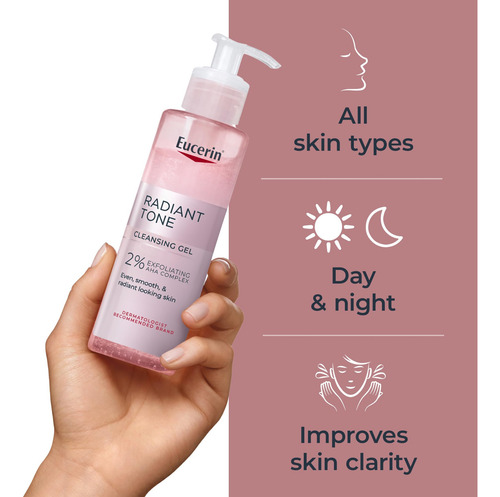 Gel De Limpeza Eucerin Radiant Tone Com Complexo Aha 200ml