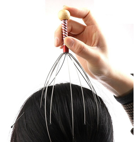 El masajeador de cabello y cabeza alivia el estrés Cafune Relaja