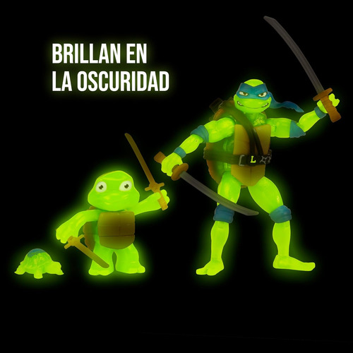 Tortugas Ninja Mutantes Formación De Un Ninja Leonardo Orig.