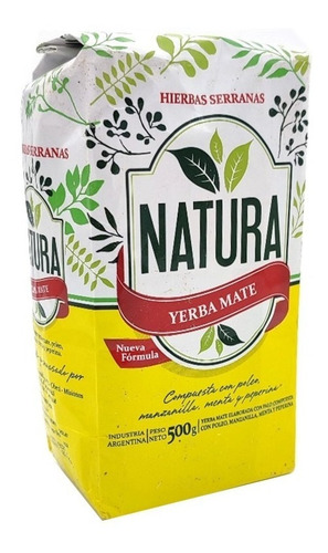 Natura Yerba Mate Hierbas Serranas 500 Gr / Qué Té Quieres