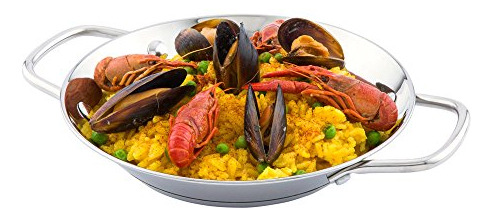 Paellera Española De 8 Pulgadas, 1 Sartén Para Paella Lista