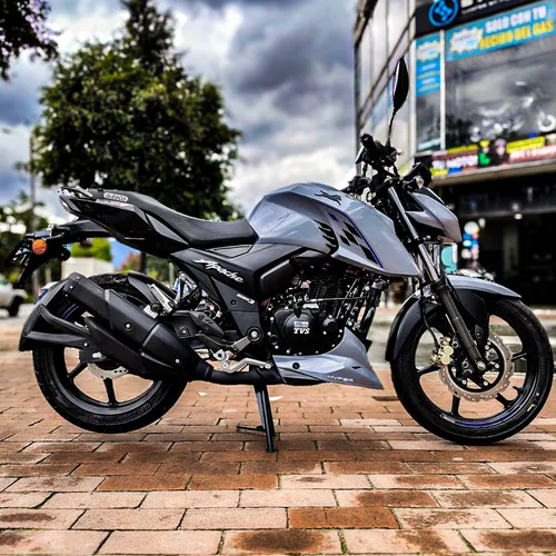 Tvs Apache Rtr 160 Gris 2026