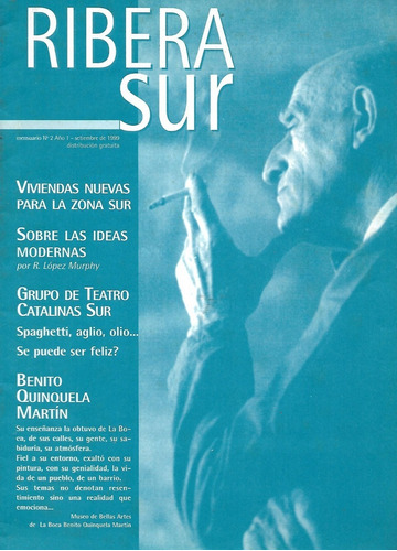 Revista Ribera Sur (la Boca)_1999_benito Quinquela Martin