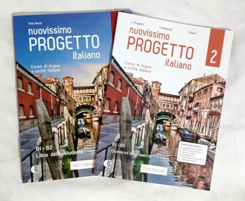 Nuovissimo Progetto Italiano 2. Studente+esercizi (2 Libros)