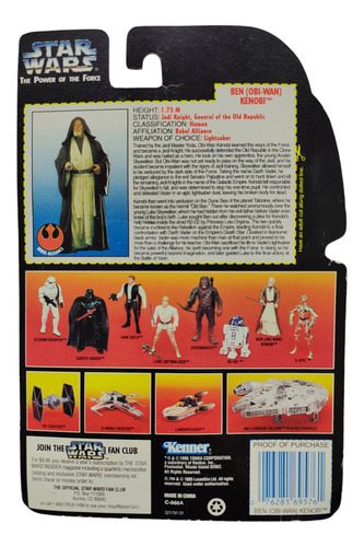 Hasbro Star Wars Potf. Ben (obi-wan) Kenobi Con Sable Y Capa