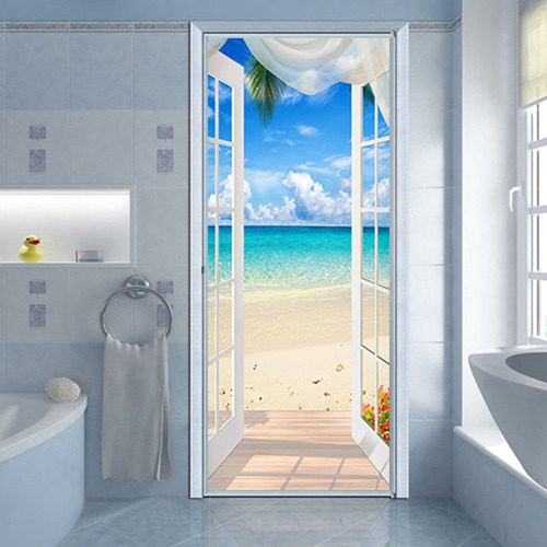 Calcomanía Para Puerta, Para Decoración Personal, Extraíble