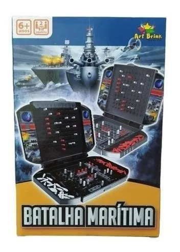 Jogo de Tabuleiro Batalha Naval Brinquedo Infantil de Estrategia