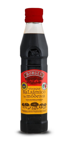 Vinagre Balsámico De Modena Gourmet Borges 250ml