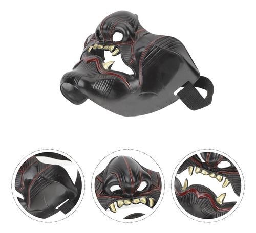 Máscaras De Habitación Samurai Half Para Hombre, Cosplay, De