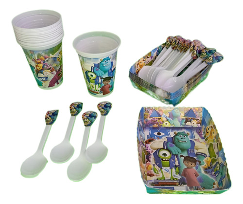 Kit Decoracion Infantil Monster Inc 36niños Leer Descripcion