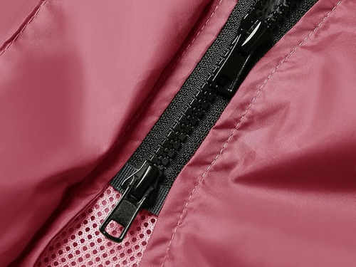 Saphirose - Impermeable Largo Con Capucha Para Mujer