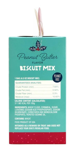 Premio Para Perro Mezcla Para Galletas Hueso Peanut Butter