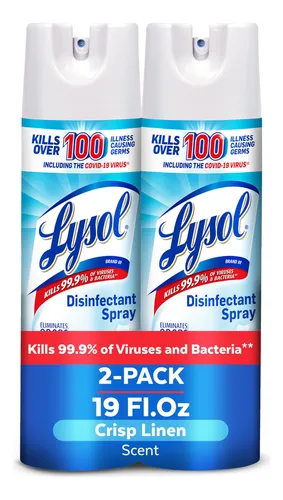 Spray Desinfectante Lysol Household Cleaning 560 Ml Crisp Li