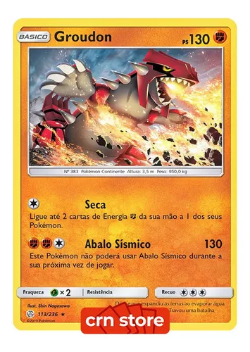 Carta Pokemon Lendarios