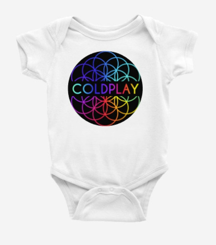 Body Bebé Pilucho Baby Rock Coldplay Banda 100% Algodón Pop