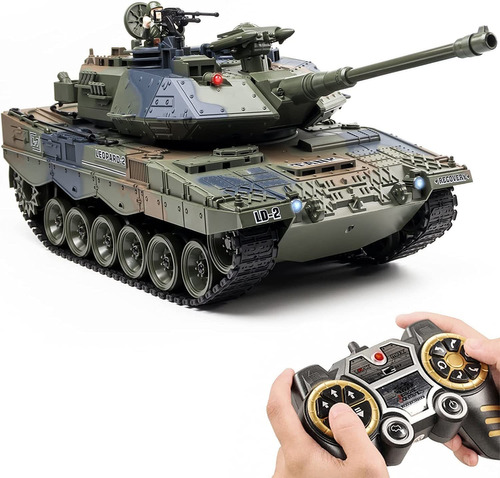 Tanques Rc, Escala 1:18, Ejército De Leopardo Alemán,...