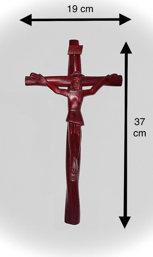 Cristo De Madera Tallado A Mano