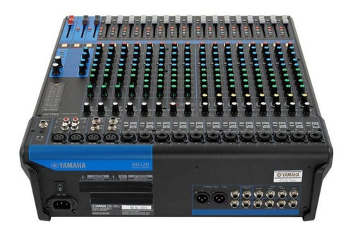 Mesa 20 Canais Usb Fx Comp12 Mic 4 Est 4 Aux Yamaha Mg20xu