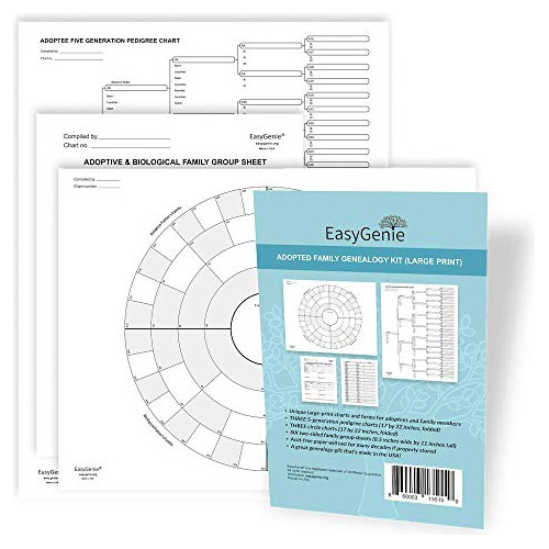 Kit De Genealogía Familiar Adoptada (formularios De An...