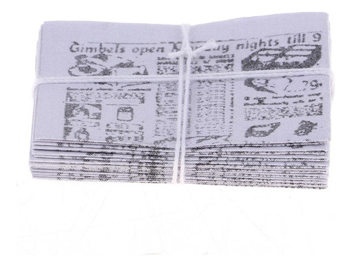 1 Set 1/12 Periódico En Miniatura Coelccionable De