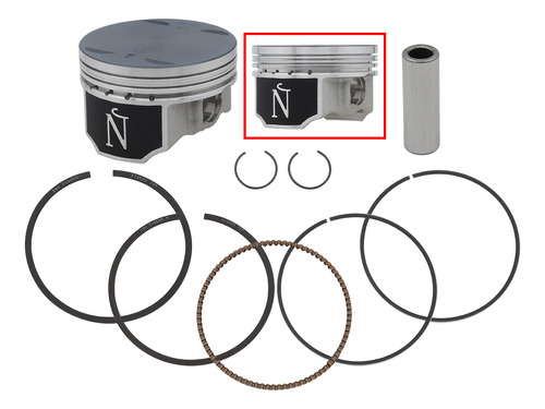 Piston Kit: Honda Crf 250 F Año 2019 Al 23 Medida: +0.50mm