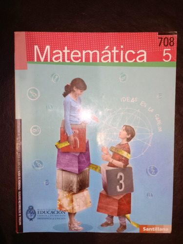 Libro Matemática 5 Santillana