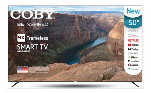 Smart Tv Pantalla 50 Pulgadas Coby Webos Hub Led 4k Ultra Hd