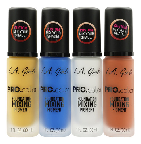 Base de maquillaje lĂquida L.A. Colors Pro PRO.color PRO.COLOR FOUNDATION MIXING PIGMENT tono varios tonos - 120mL 120g