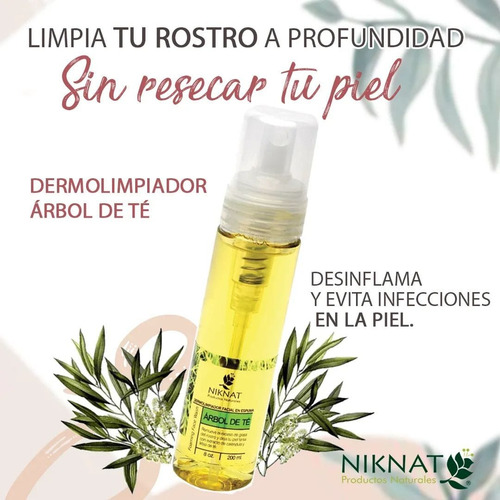 Tratamiento Antiacné Brotes Y Puntos Negros- Tea Tree -6pzs